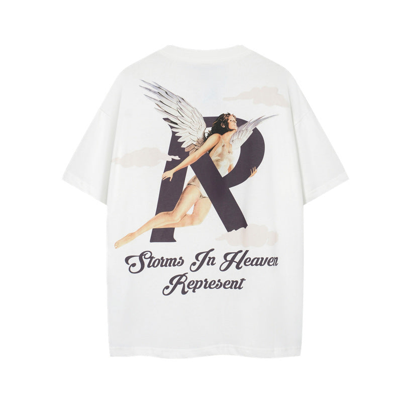 Represent Vintage Washed Graphic Short Sleeve Tee Streetwear Unisex
