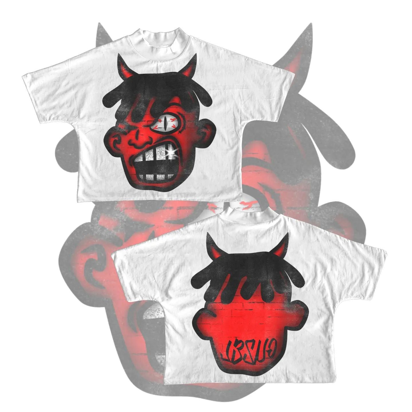 Y2K Hip-Hop-Cartoon-Charakter-Grafik Unisex Oversized Streetwear Baumwoll-T-Shirt