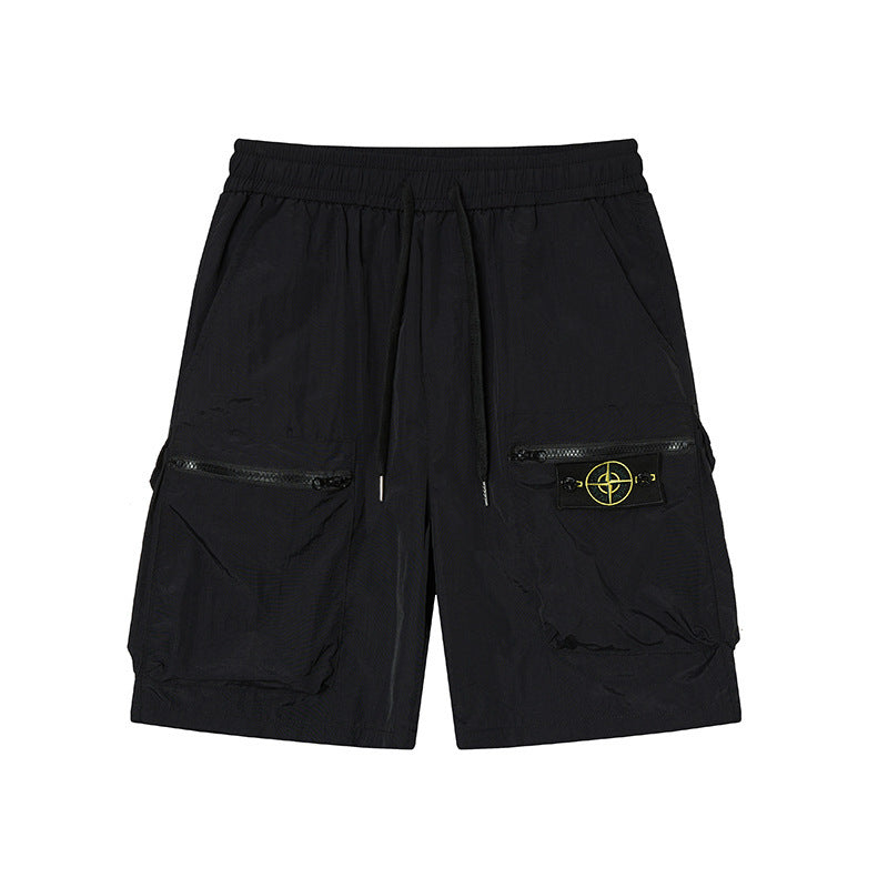 Stone Island Compass Patch Pants Men Cargo Shorts & Cotton Sweatpants
