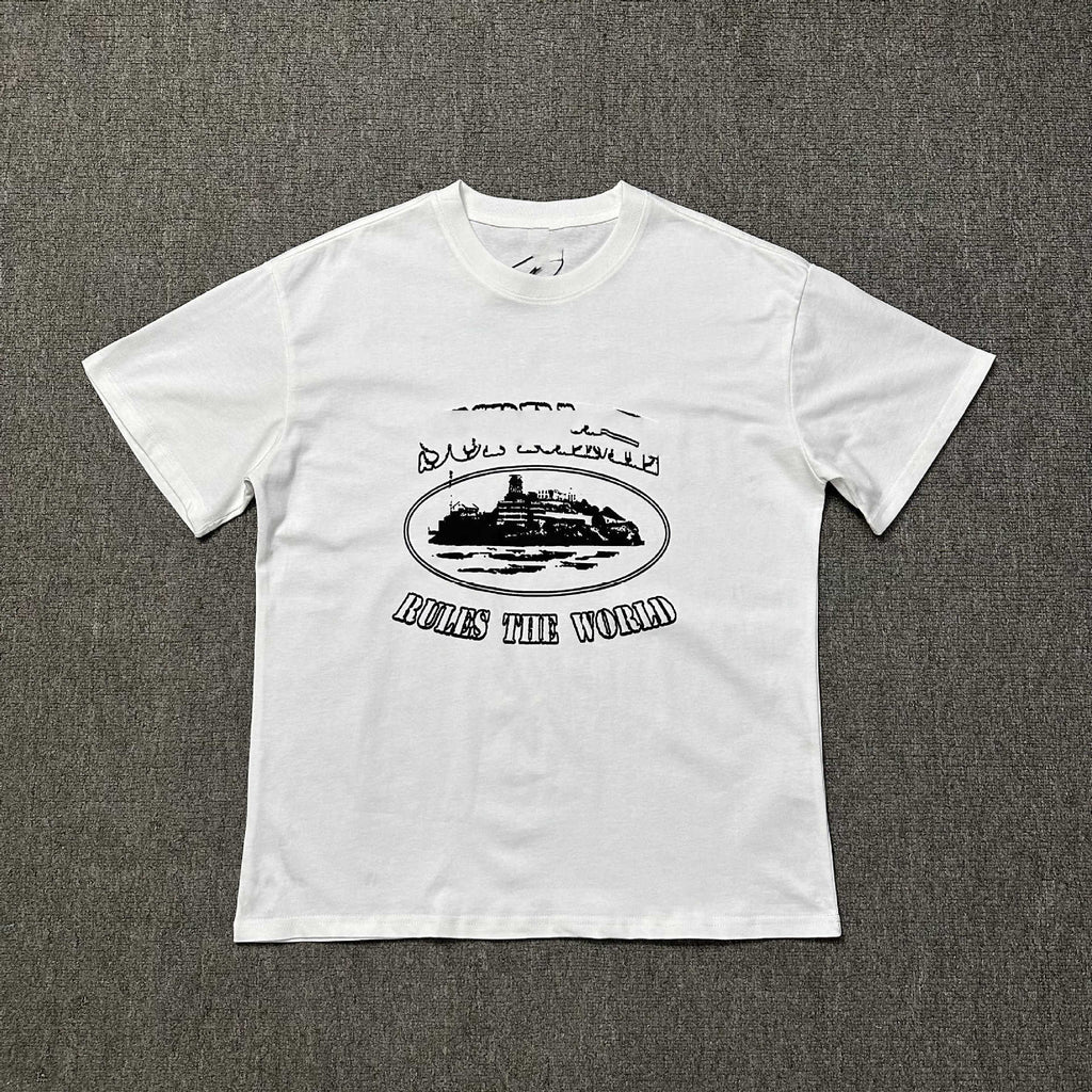 Corteiz Multi‑Graphic Print Crew Neck Short Sleeve T‑Shirt Unisex