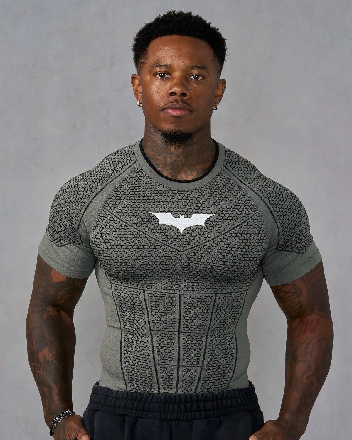 YOUNGLA 4259 Batman Compression Tees