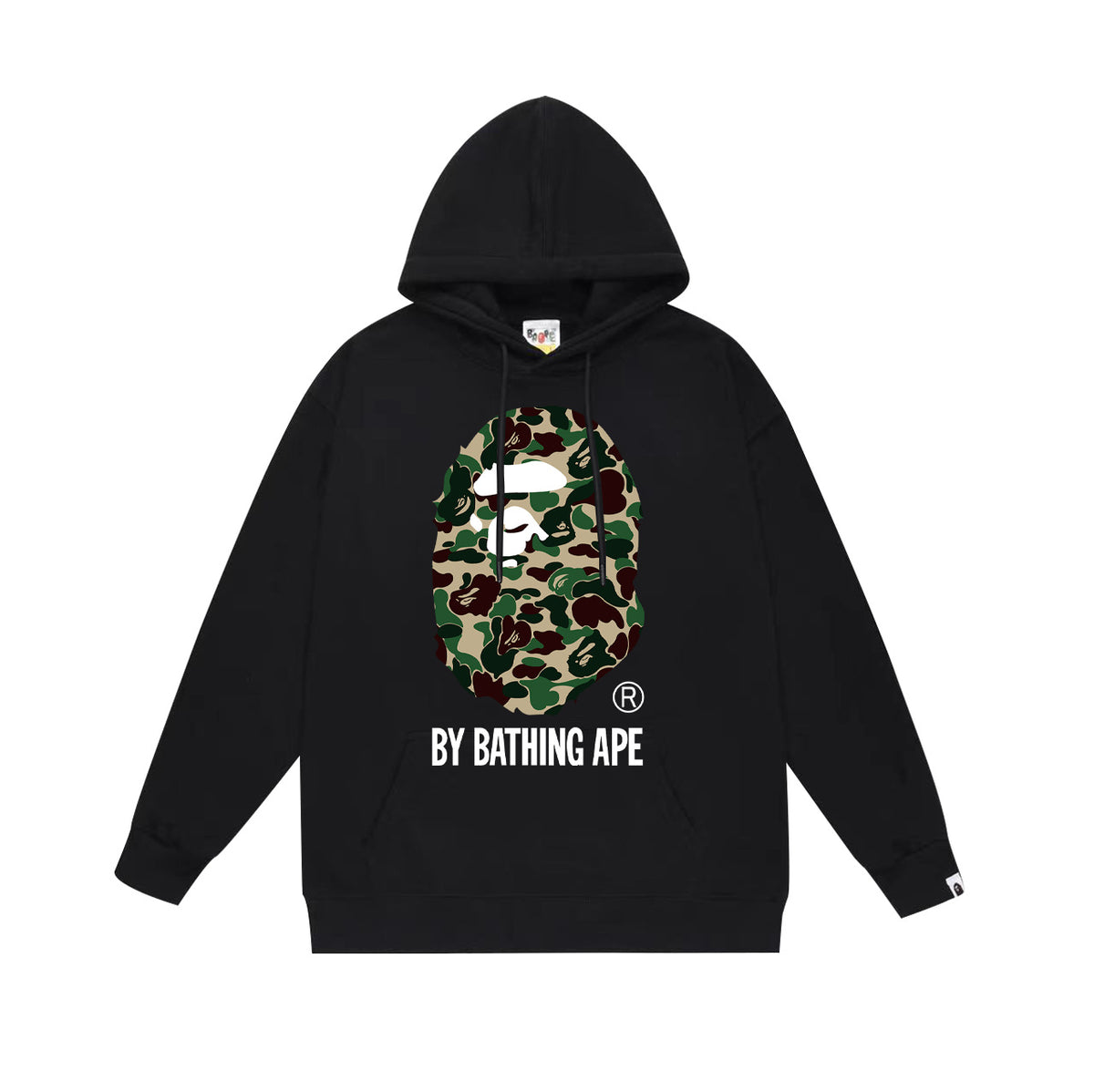 BAPE Hoodie Multi Camo Ape Head Print Street Fleece Pullover