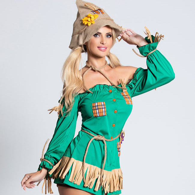 Halloween Women Scarecrow Zombie & Vampire Multi‑Style Cosplay Sets