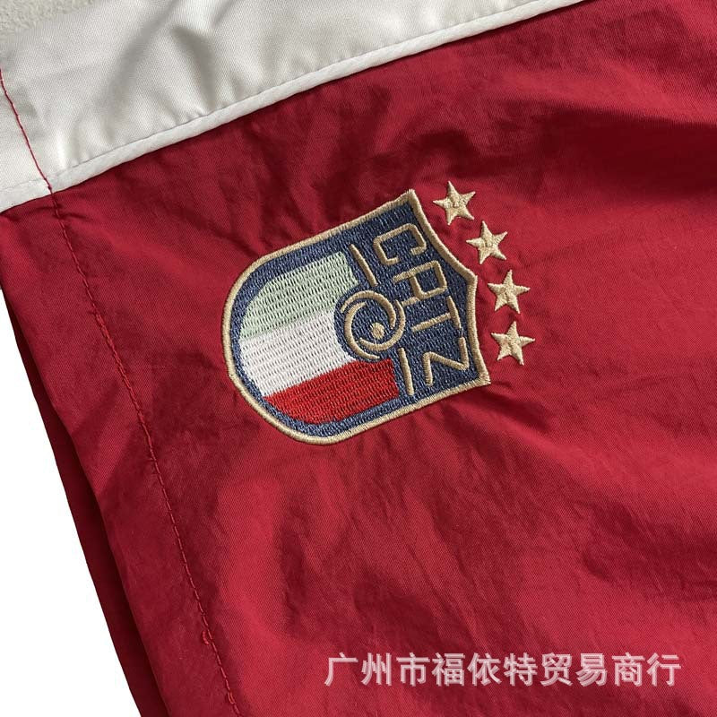 Corteiz Alcatraz Italian-Style Drawstring Nylon Shorts