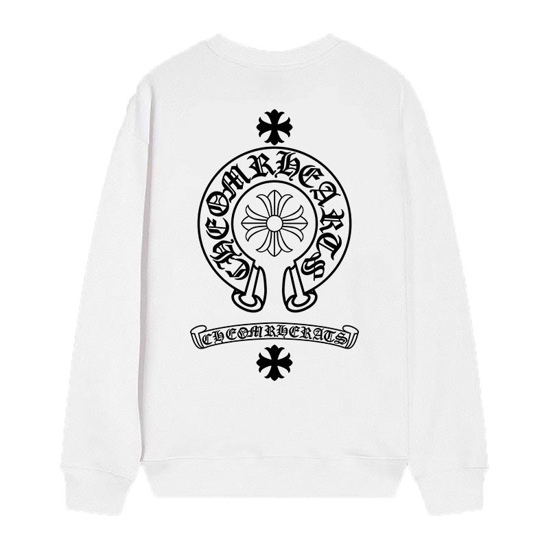 Chrome Hearts Cross Horseshoe Crewneck Sweatshirt Vintage Street Top