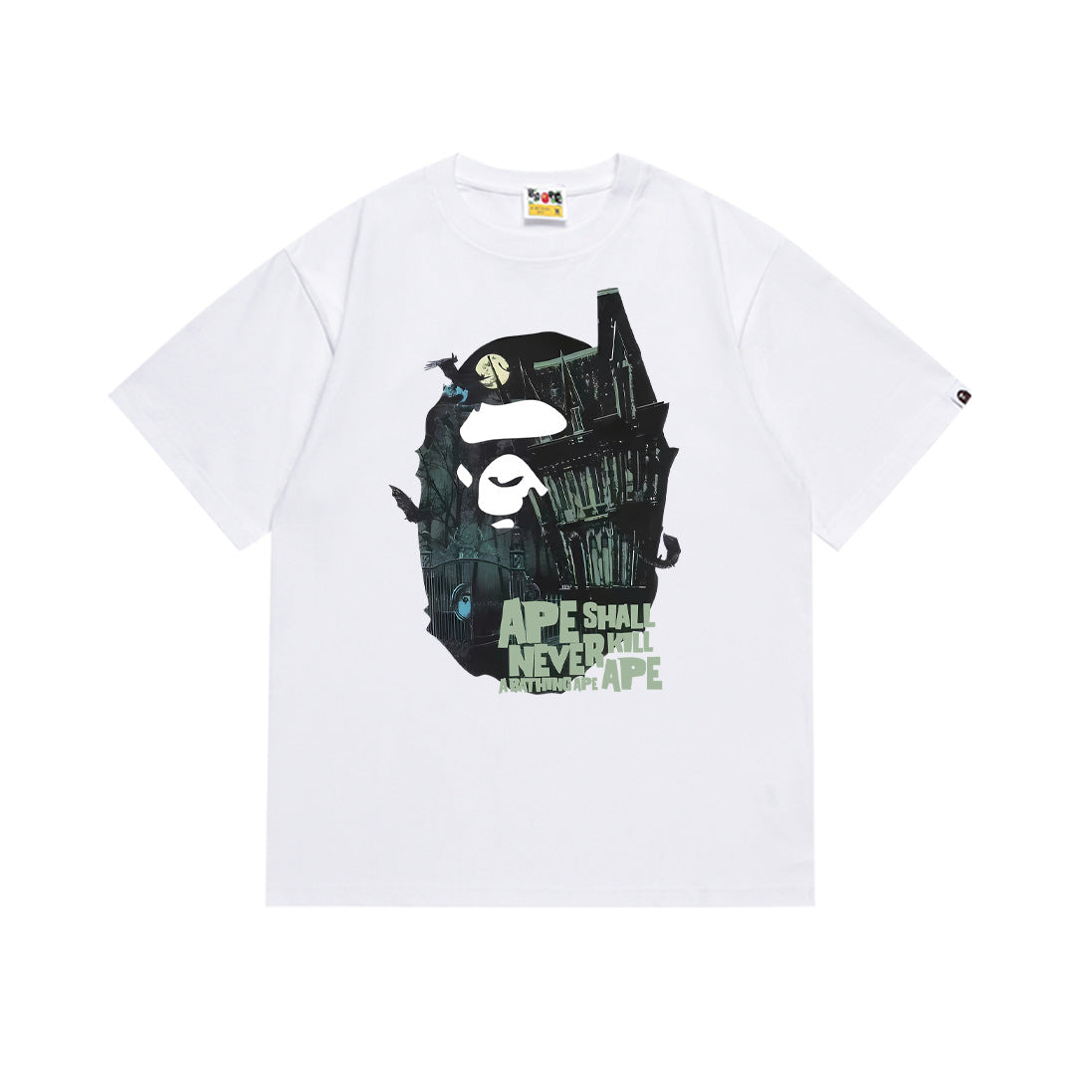 Bape Camo Ape Head Graphic Oversized Tee Streetwear Unisex