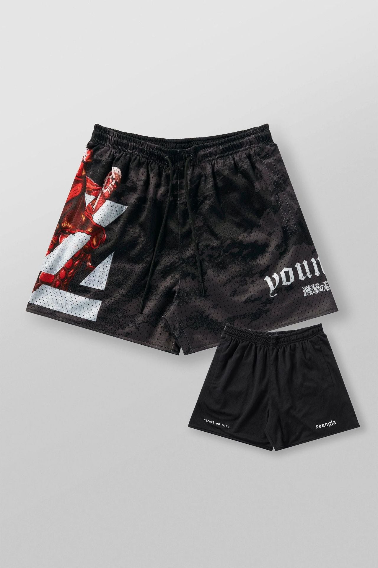 YOUNGLA 1126 AOT© x YLA Mesh Shorts
