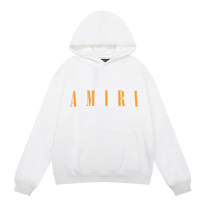 Amiri Letter Graphic Print Hoodie Streetwear Unisex