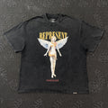 Represent Vintage Washed Graphic Short Sleeve Tee Streetwear Unisex
