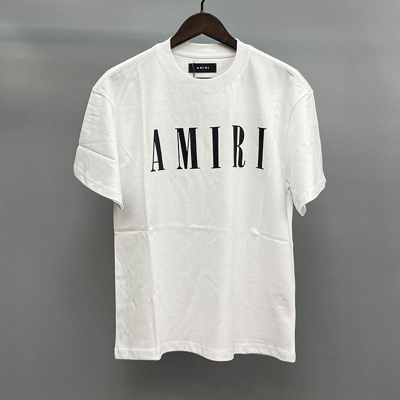 Amiri Multi‑Style Letter Logo Graphic Oversized Tee Streetwear Unisex