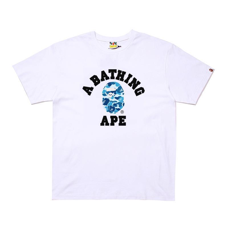 BAPE Ape Head Print Loose Unisex Streetwear T-Shirt