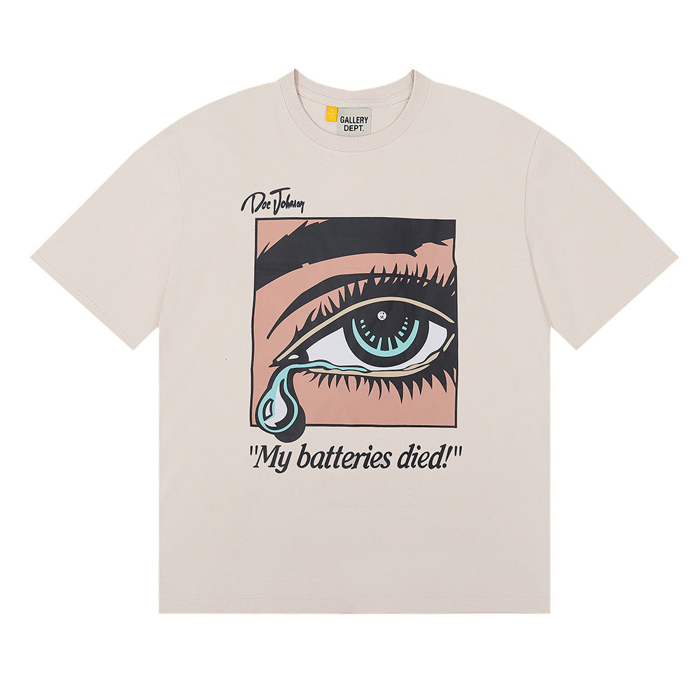 Gallery Dept Classic Logo Slogan Crew Neck Short Sleeve T‑Shirt Unisex