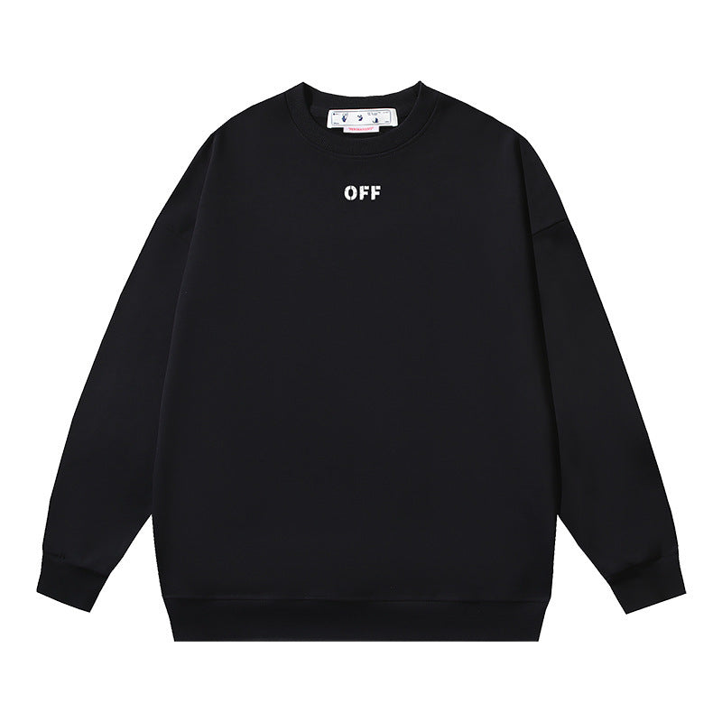 Off-White Multi Graphic Arrow Logo Unisex Crew Neck Sweatshirt