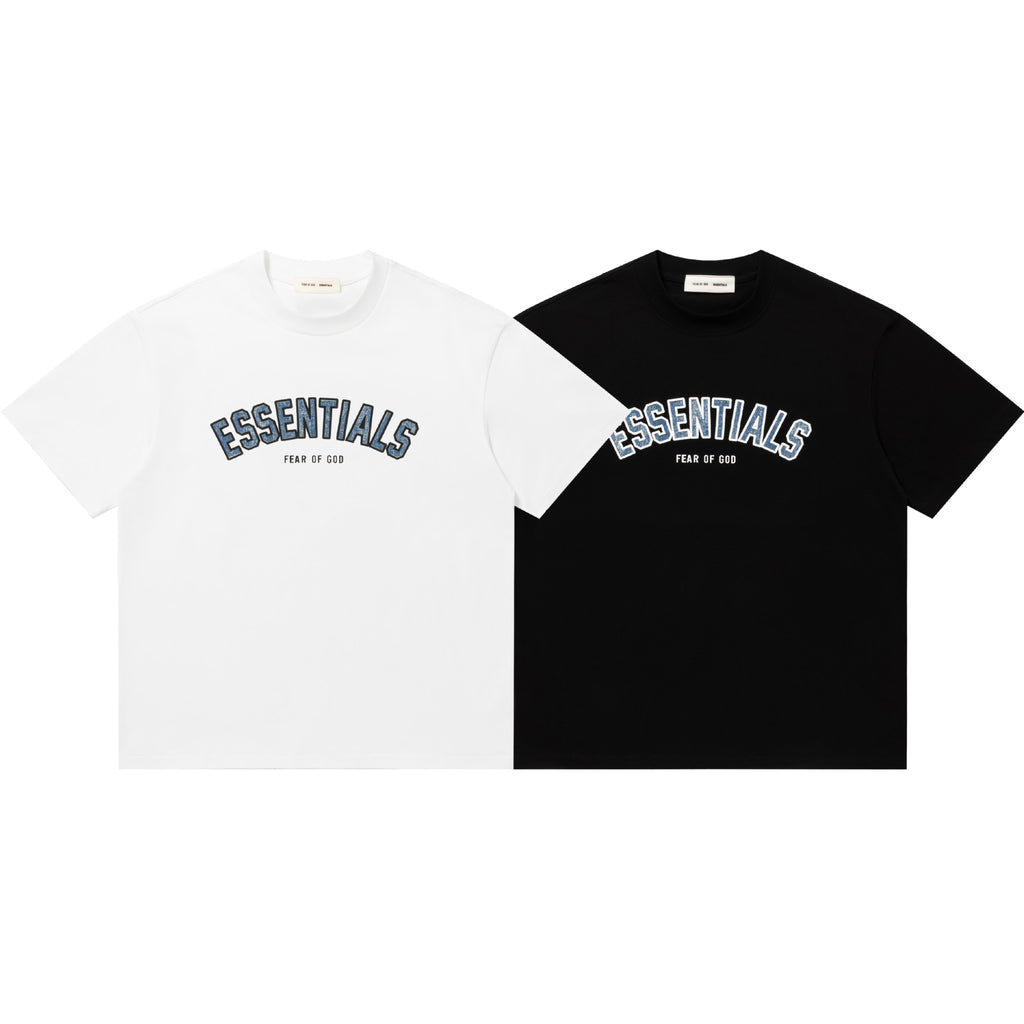 Fear Of God Essentials Letter Series Crew Neck Short Sleeve T Shirt