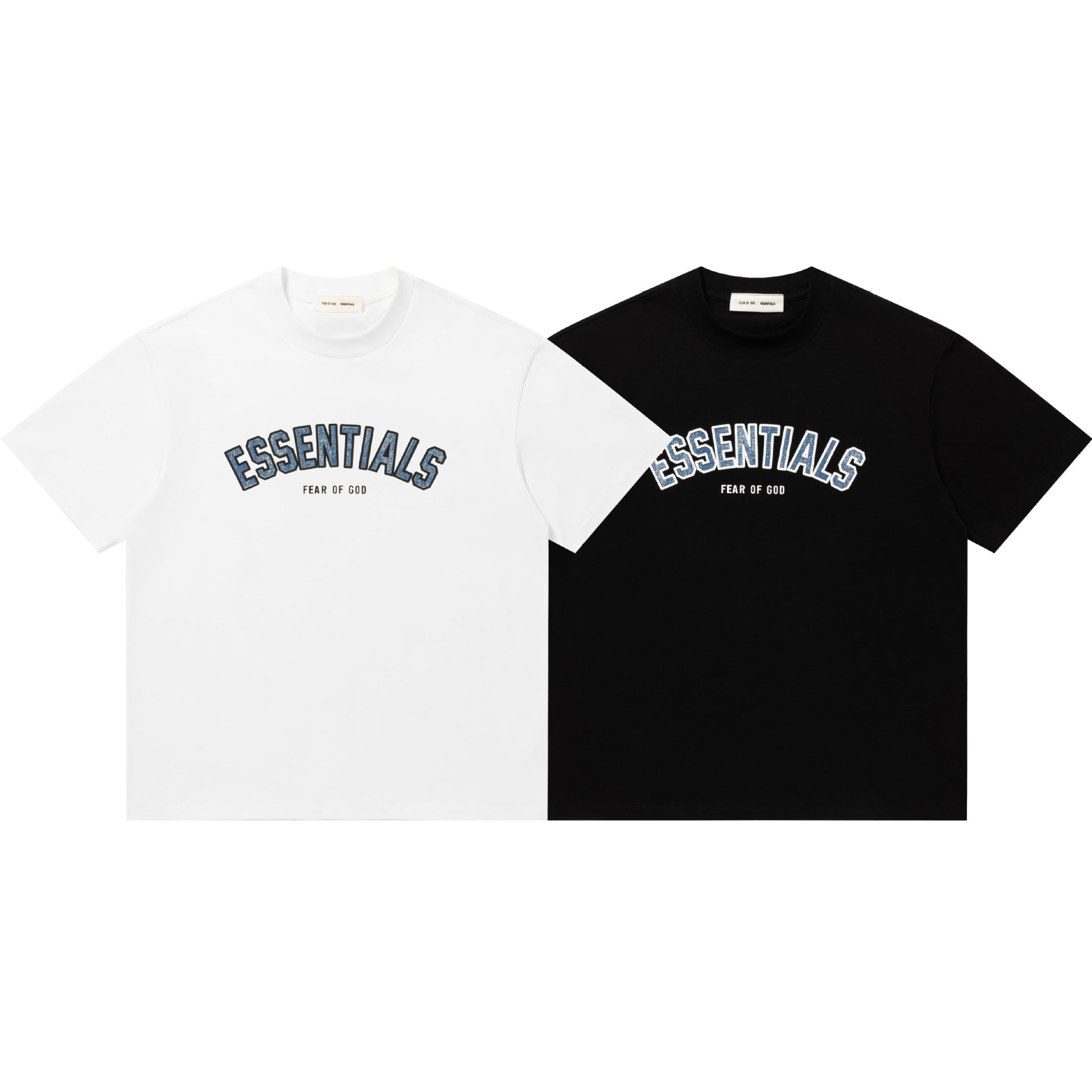 Fear Of God Essentials Letter Series Crew Neck Short Sleeve T Shirt