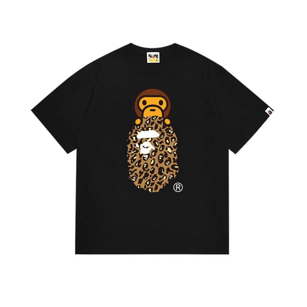 Bape Maneki Neko Ape Head Graphic Oversized Tee Streetwear Unisex
