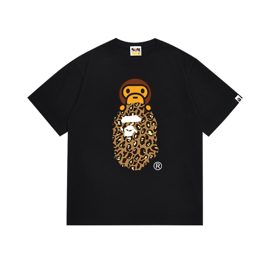 Bape Maneki Neko Ape Head Graphic Oversized Tee Streetwear Unisex