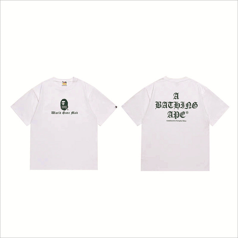 Bape Sakura Floral Graphic Oversized Tee Streetwear Unisex