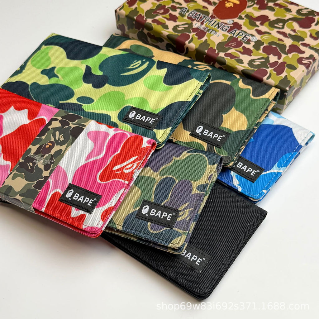BAPE Ape Head ABC Camo Long Wallet