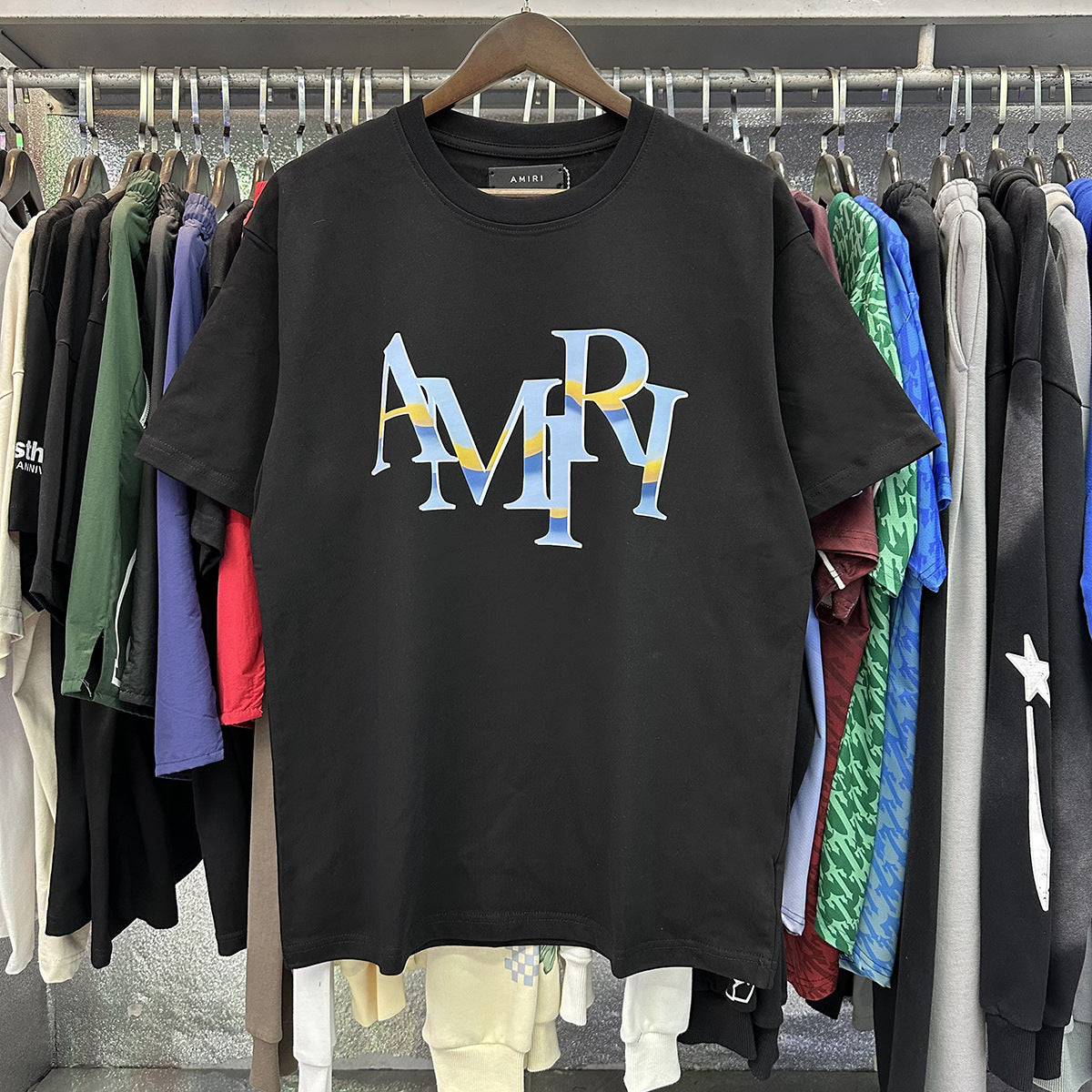 Amiri Peace Dove Graphic Oversized Tee Streetwear Unisex