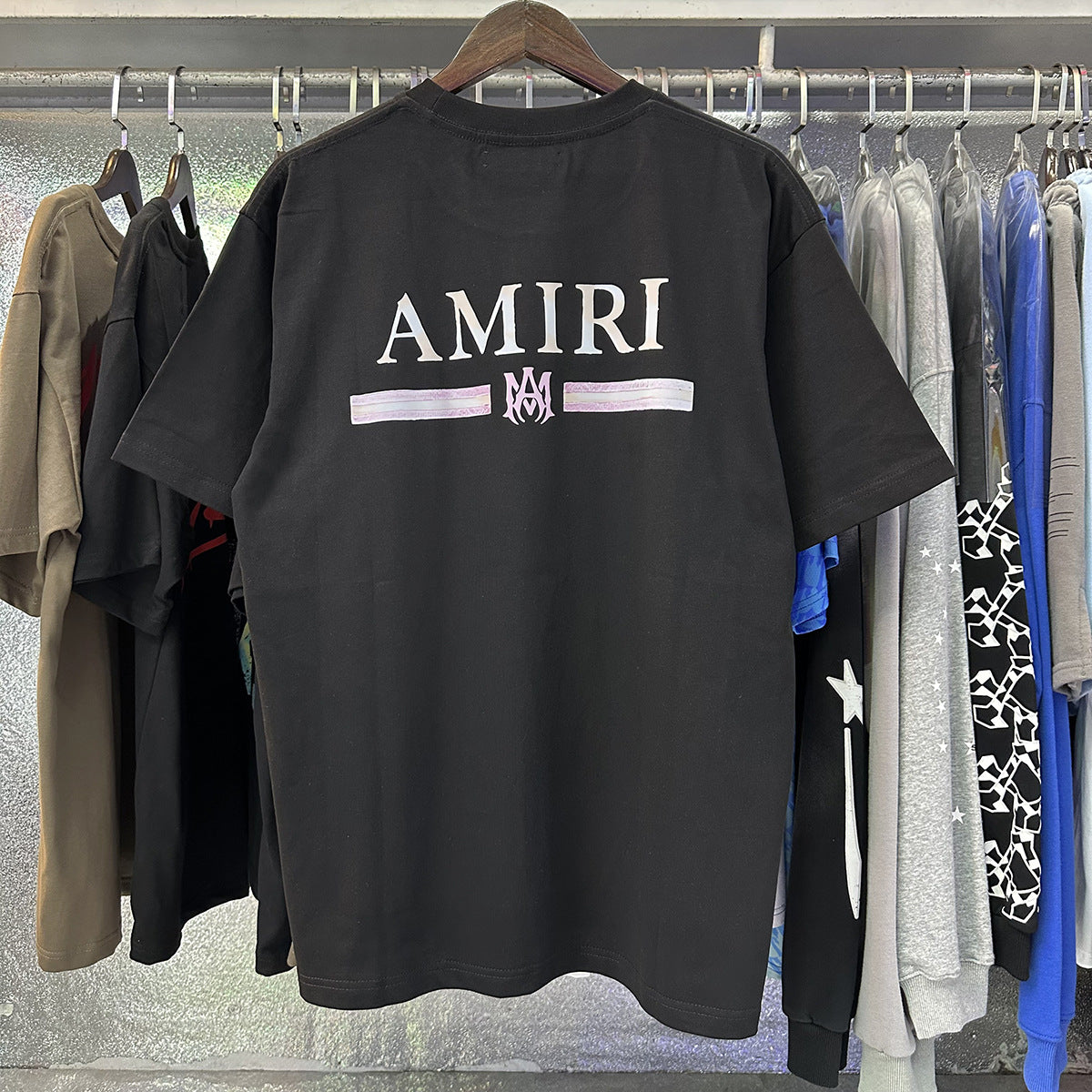 Amiri Peace Dove Graphic Oversized Tee Streetwear Unisex