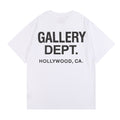 Gallery Dept Letter Graphic Short Sleeve Tee Streetwear Unisex