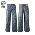 Purple Brand Rhinestone-Embellished Flared Jeans