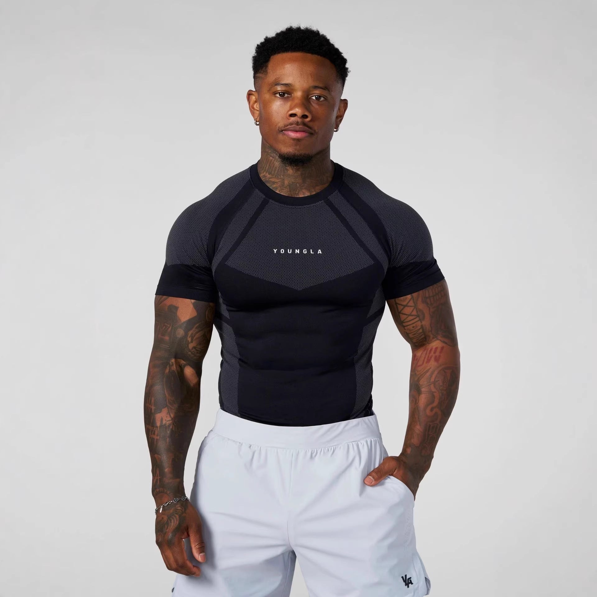 YOUNGLA 4294 Apex Compression Tees