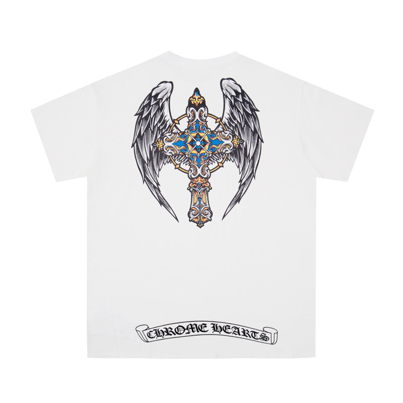 Chrome Hearts Cross Heavyweight Oversized T-Shirt Streetwear Unisex