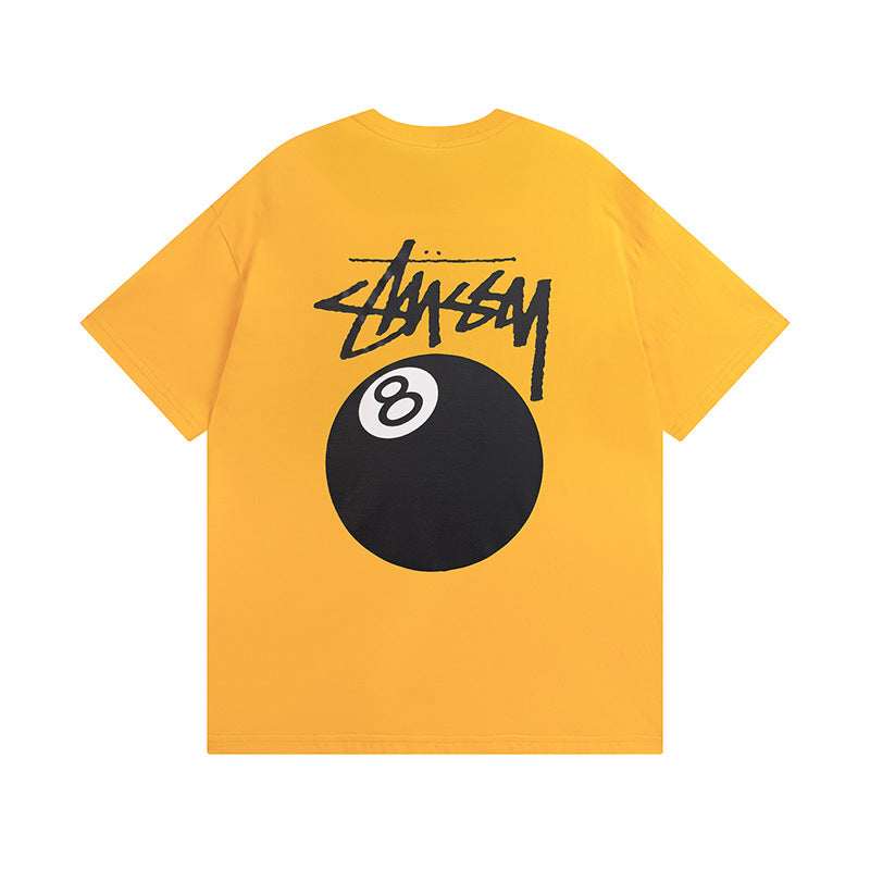 Stussy Dice 8 Ball Logo Print Oversized Tee Multi‑Style