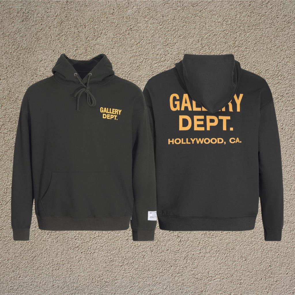Gallery Dept Letter Print Hoodie Loose Couple Streetwear Sweatshirt
