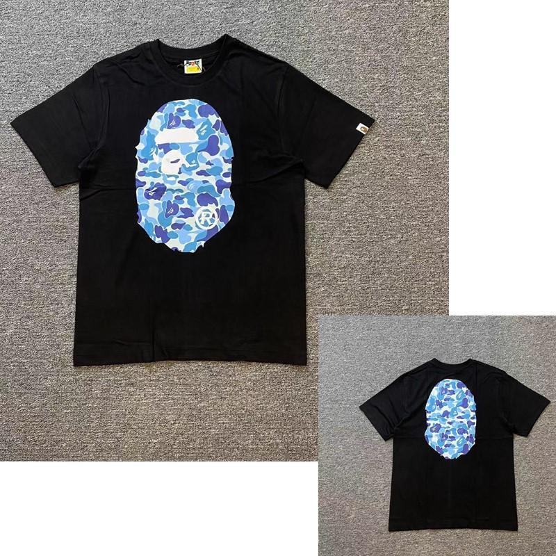 Bape Camo Ape Head Print Graphic Short Sleeve Tee Streetwear Unisex