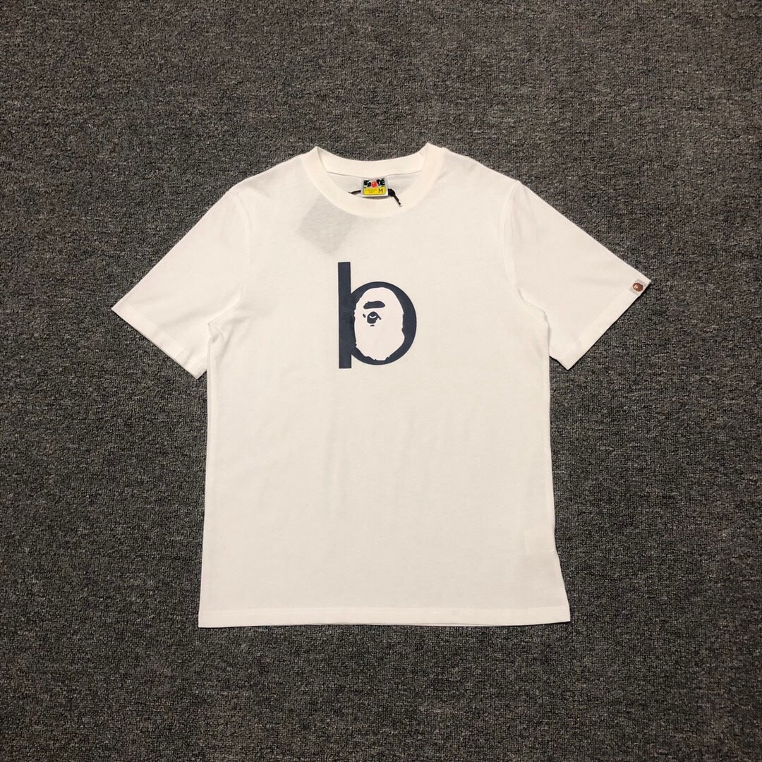 BAPE Classic Camo Ape Head Letter Print Loose Unisex Casual T-Shirt