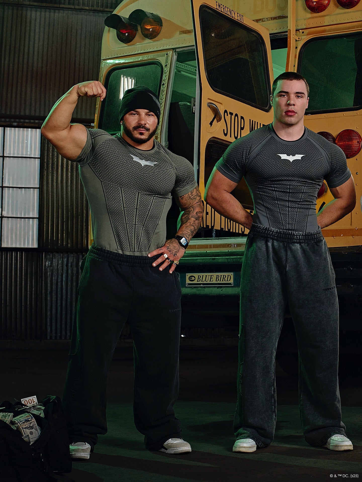 YOUNGLA 4259 Batman Compression Tees