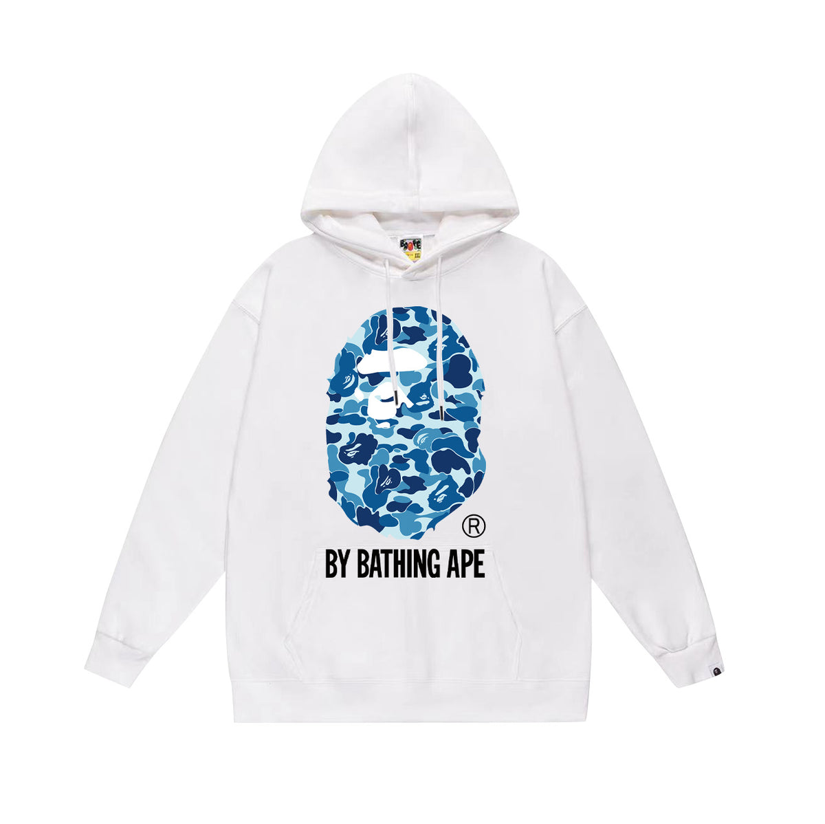 BAPE Hoodie Multi Camo Ape Head Print Street Fleece Pullover