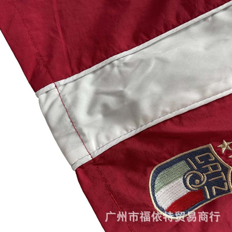Corteiz Alcatraz Italian-Style Drawstring Nylon Shorts