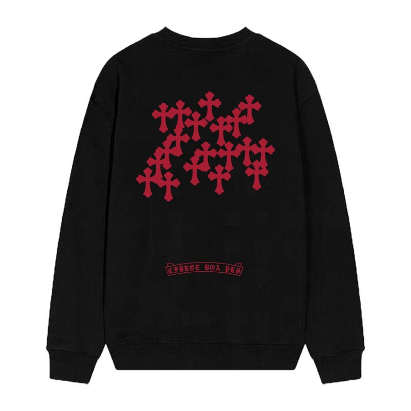 Chrome Hearts Cross Horseshoe Crewneck Sweatshirt Vintage Street Top