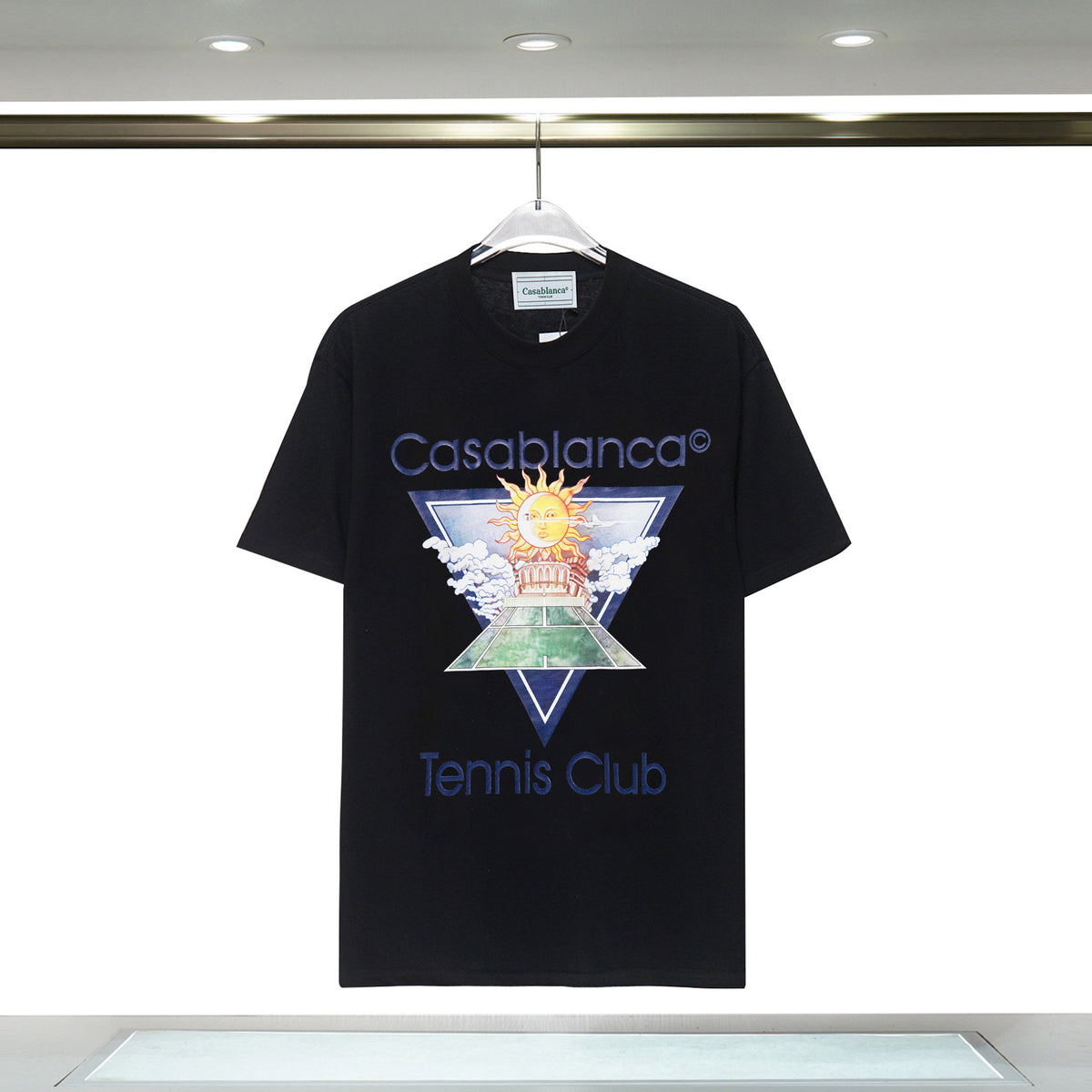 Casablanca Art Print Loose Unisex Short Sleeve Graphic T-Shirt