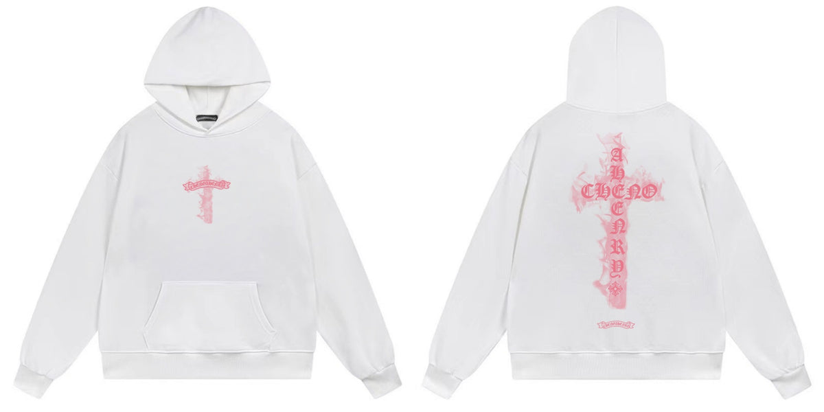 Chrome Hearts Cross Horseshoe Hoodie Vintage Goth Streetwear Pullover