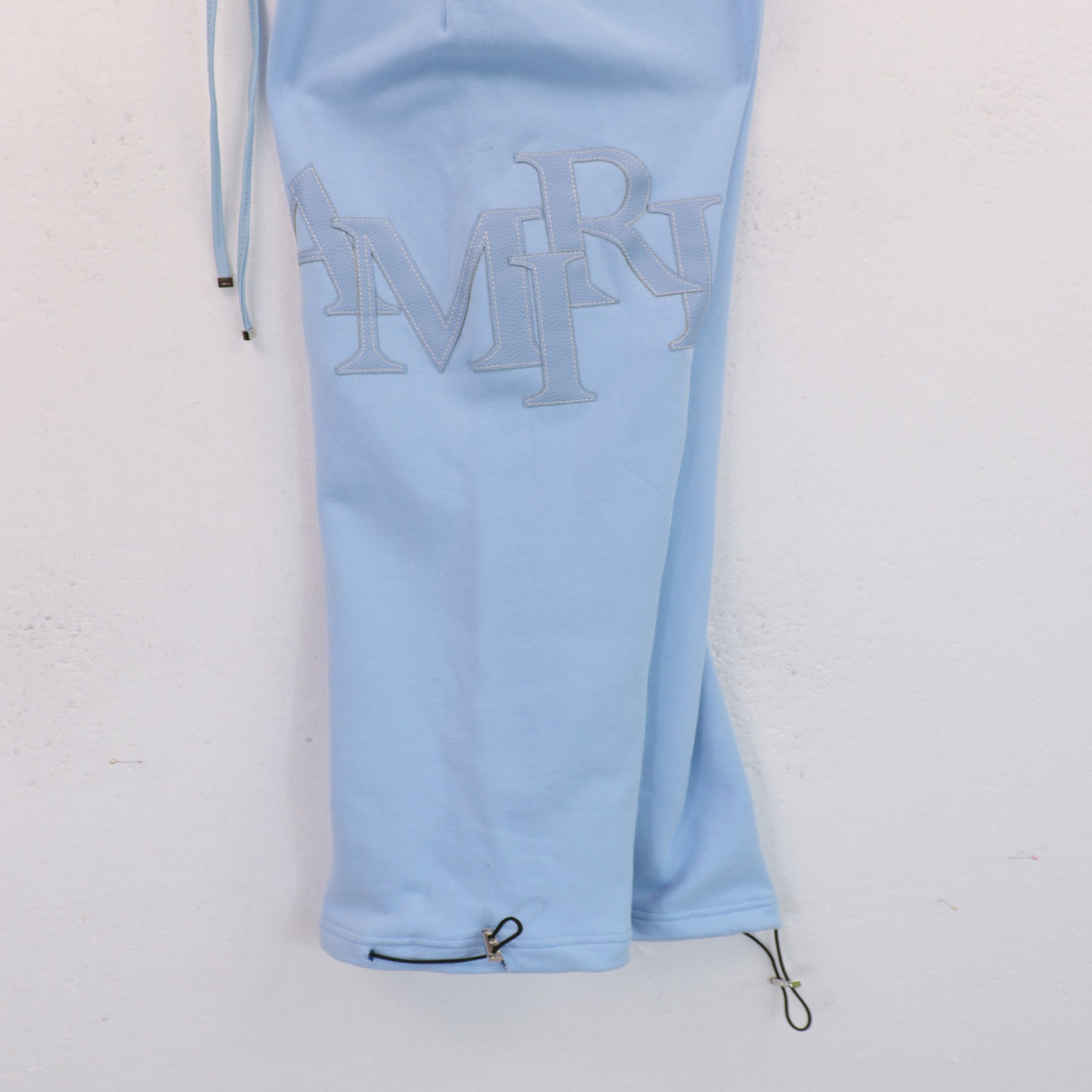 Amiri Patch Embroidery Letter Casual Wide Leg Pants Unisex