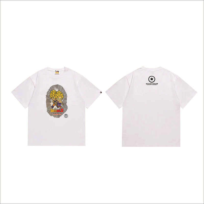 Bape Sakura Floral Graphic Oversized Tee Streetwear Unisex