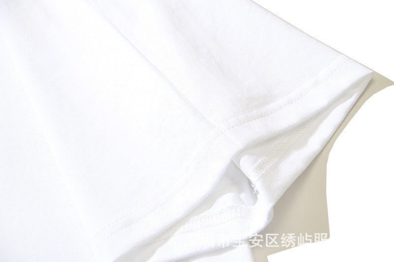 Figure Arrow Graphic Print Streetwear Crew Neck Short Sleeve T Shirt