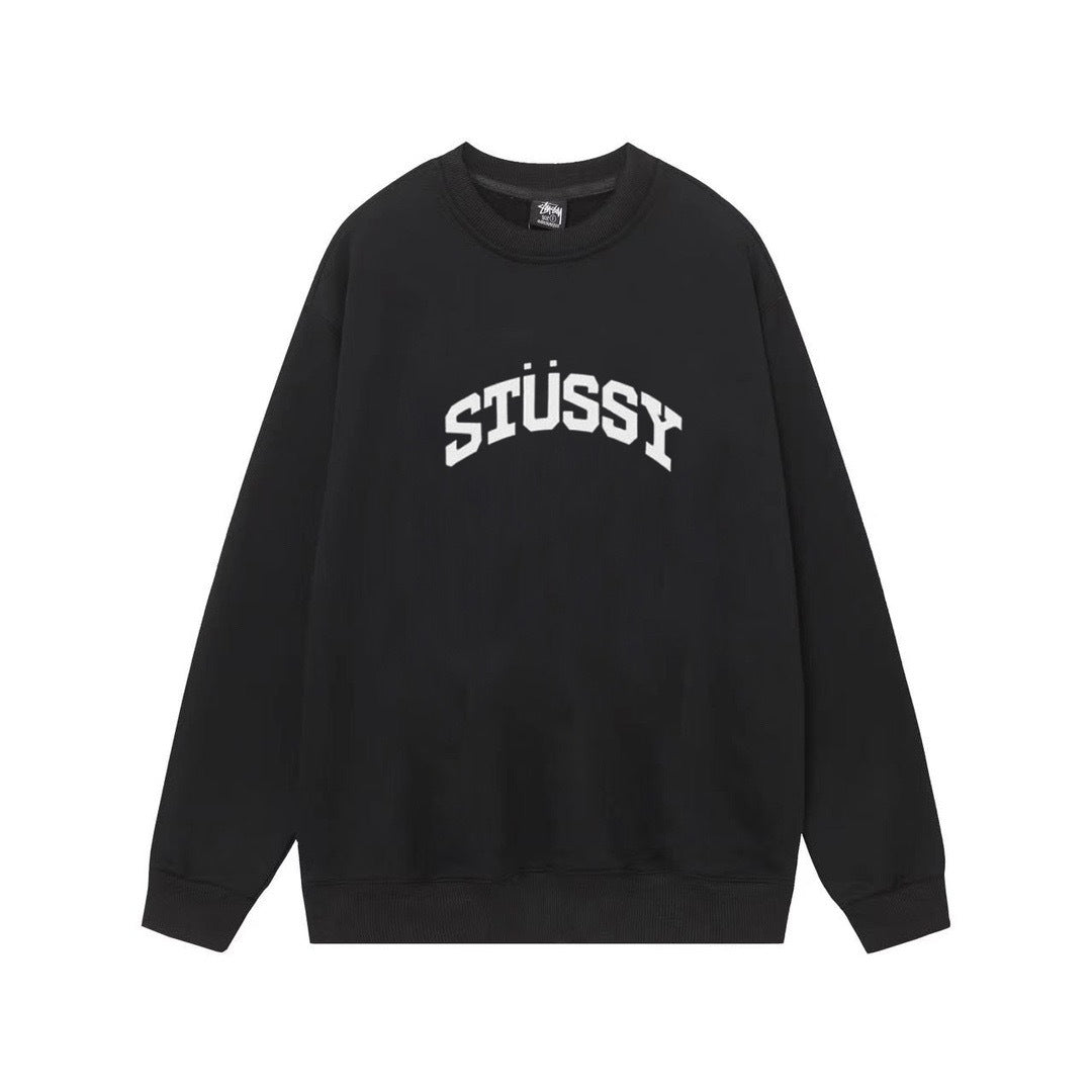 Stussy Graphic Crewneck Sweatshirt 8 Ball Dice Street Casual Pullover