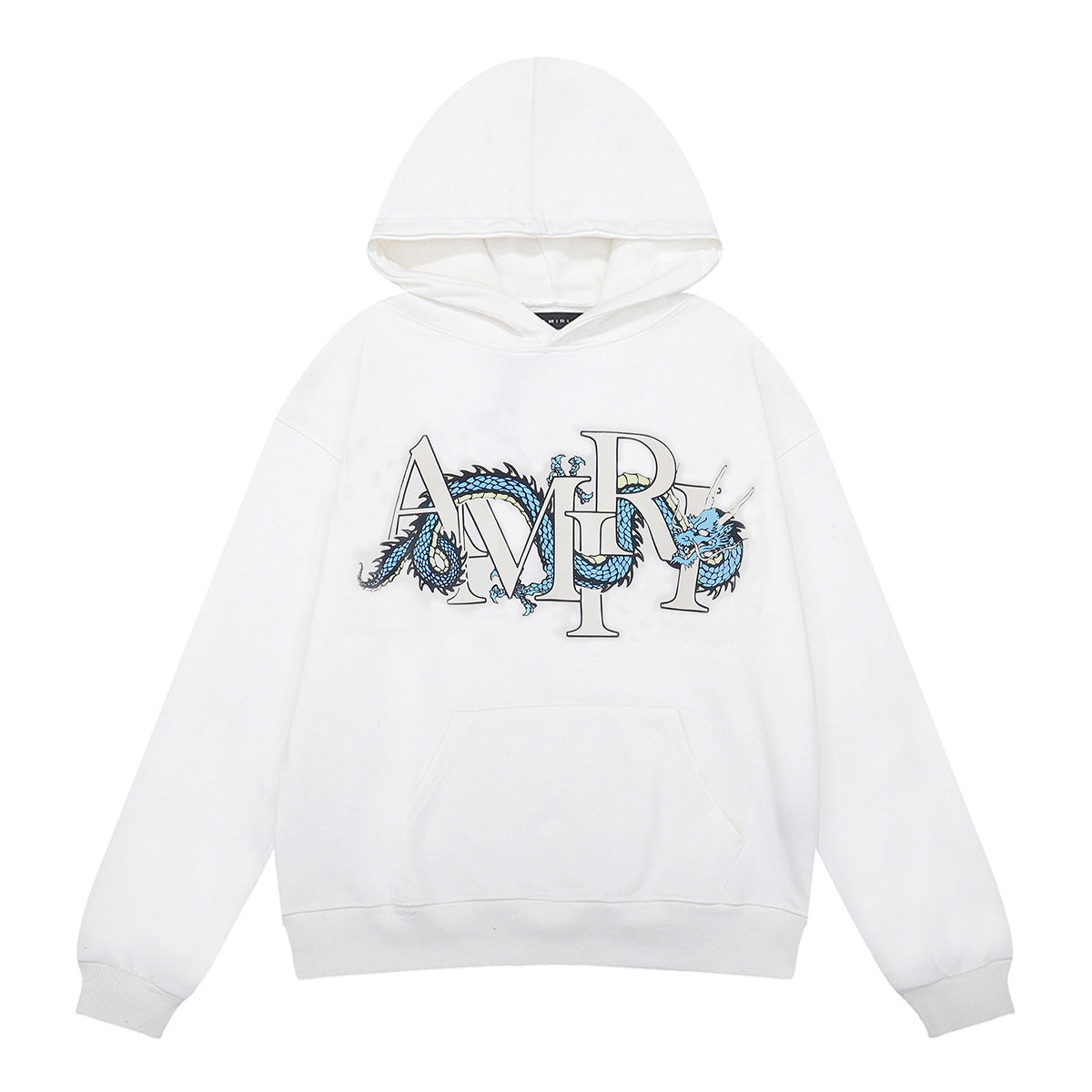 AMIRI Graphic Print Hoodie Streetwear Cotton Pullover Sweatshirt