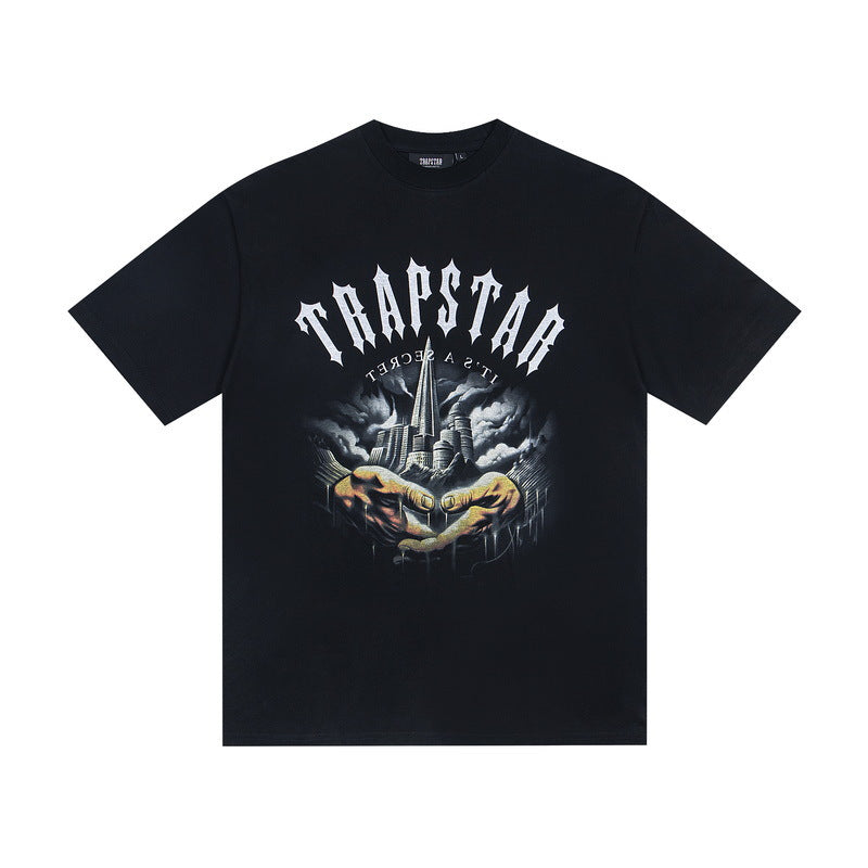 Trapstar Multi‑Graphic Print Oversized Tee Streetwear Unisex