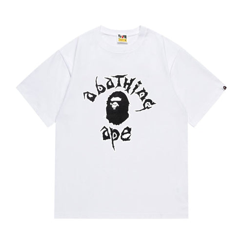 BAPE Ape Head Graphic Print Loose Unisex Streetwear T-Shirt