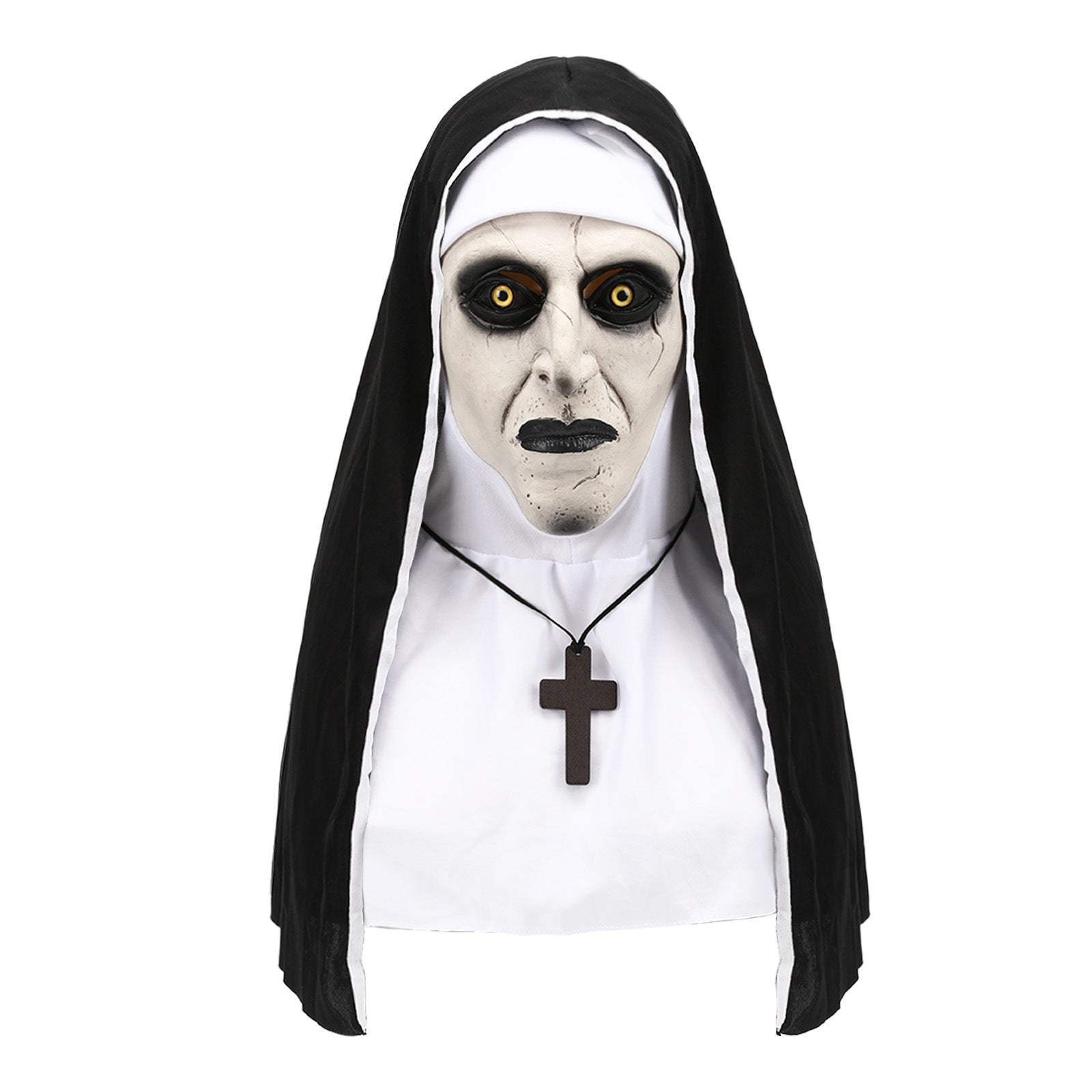 Halloween Women The Nun Valak Cosplay Set The Conjuring 2 With Mask