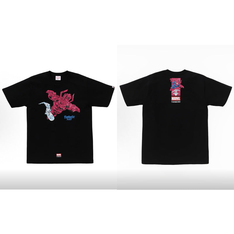 BAPE Ape Head Cartoon Print Loose Unisex Short Sleeve T-Shirt
