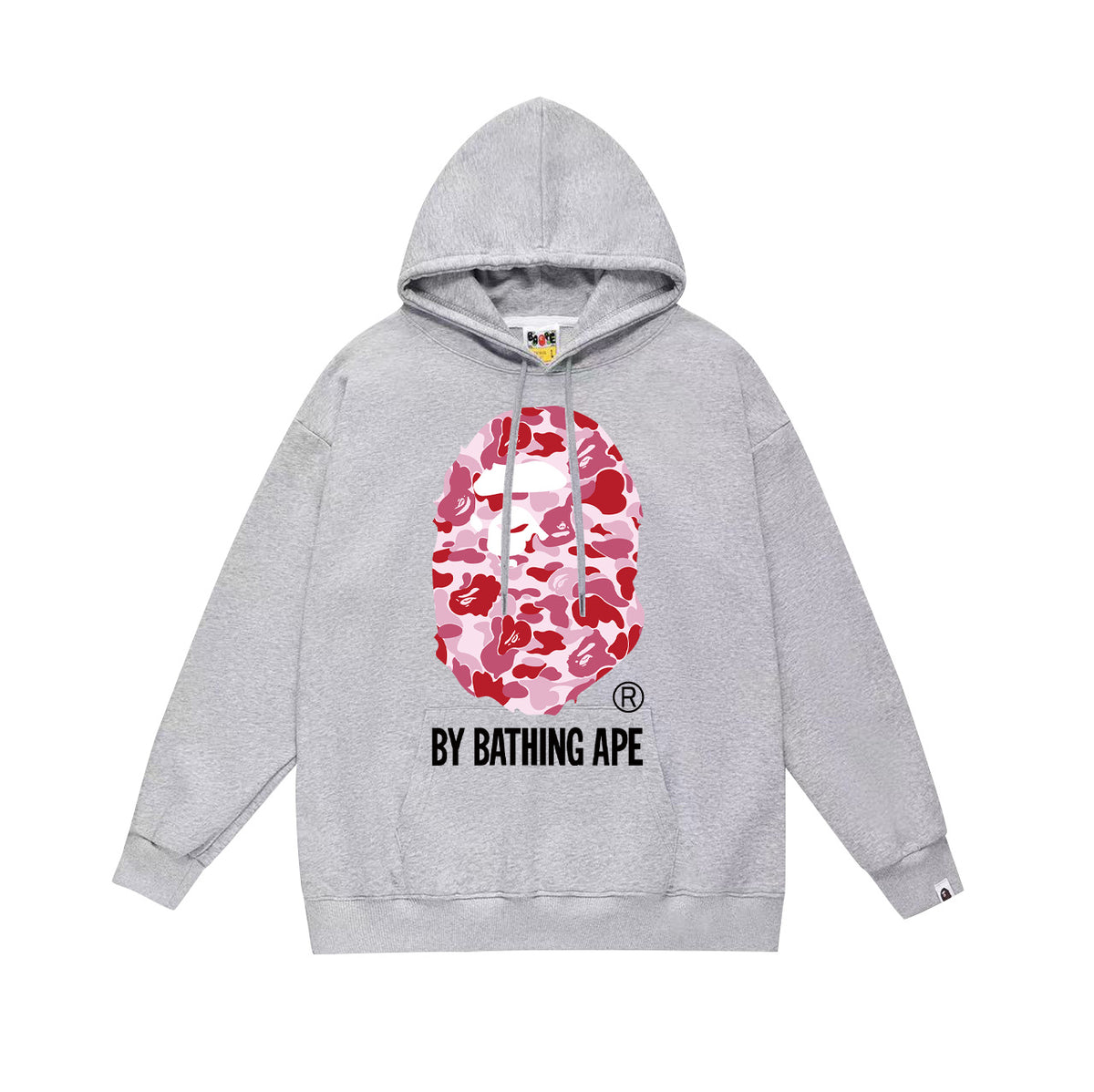 BAPE Hoodie Multi Camo Ape Head Print Street Fleece Pullover