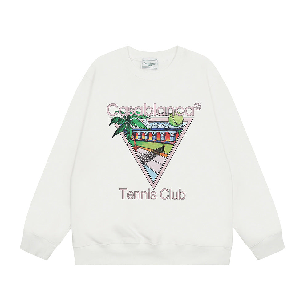 Casablanca Crewneck Sweatshirt Multi Graphic Tennis Club Pullover